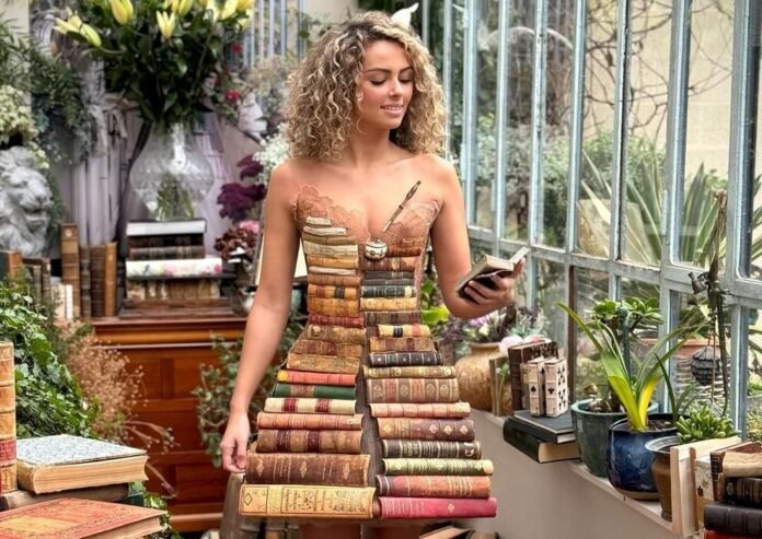 THIS DESIGNER CREATES BEAUTIFUL DRESSES OUT OF BOOKS